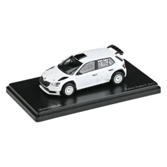 Model Škoda Fabia Rally2 Evo (2019), gravel wheels (1:43) - white
