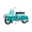 ČZ 175/501 (1958) 1:18 - Dark Turquoise / Turquoise