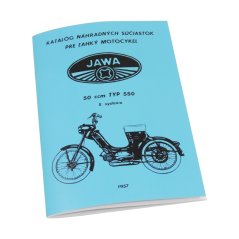 Katalog náhradních dílů - JAWA 50 550