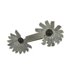 Měrka stoupání metrických závitů (0,25-6mm), 24 ks závitových měrek