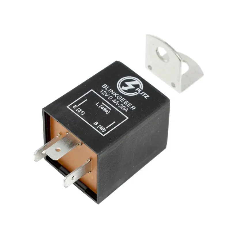 Elektronický přerušovač blinkrů 12 V, 4,8–240 W, 3pinový PLITZ (MZA) - Simson, MZ