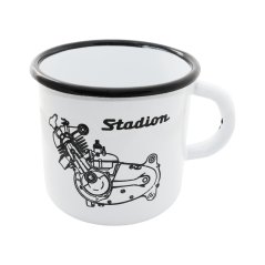 RETRO Blechbecher (400 ml) - Motor Stadion