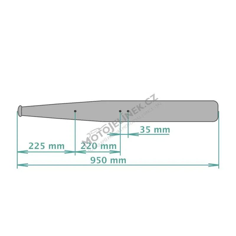 Auspuff, komplett ohne Prägung 950/220 (TWN) - JAWA 350 638