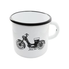 RETRO Blechbecher (400 ml) - JAWA 50 Typ 550 "Pařez"