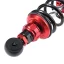 Tlumiče zadní plynové 360 mm, stavitelné, ČERNÉ / ČERVENÉ, sada 2 ks DPR PERFORMANCE – Simson
