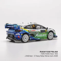 Ford Puma Rally1, Rallye Monte Carlo, 2026, #55, J.McErLean/E.Treacy, 1:43 IXO RAM1027B