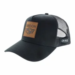 Trucker Cap (gebogener Schirm), schwarz - SIMSON