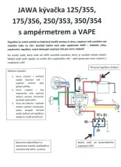 Elektrische Anlage (VAPE, Schalter im Tank) - JAWA-CZ, 250/350 Kyvačka