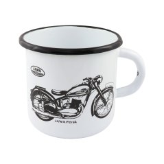 RETRO Blechbecher (400ml) - JAWA Pérák