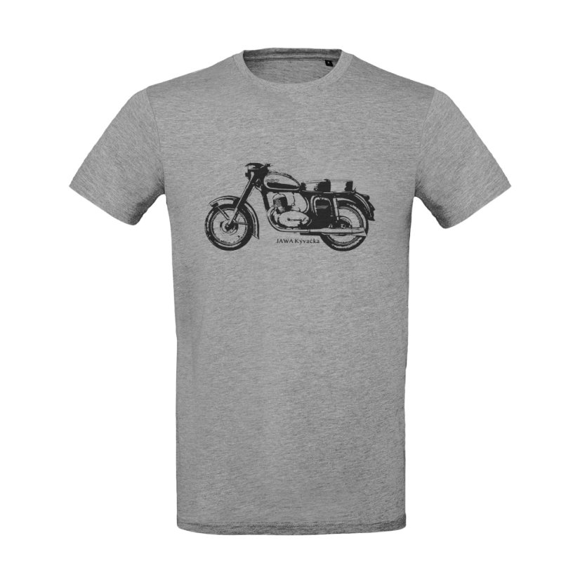 T-Shirt (L), grau - JAWA Kývačka