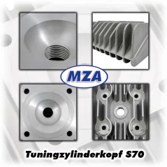 Tuningová hlava válce (ML) 70 cm³, Ø42,00 mm (MZA) - Simson S70, S83, SR80