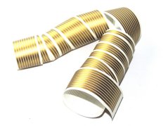 Linienaufkleber 120 cm, schmal (2 mm) - GOLD