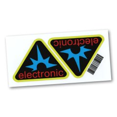 Stickers of cover "electronic", YELLOW (set) - Simson