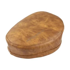Seat cover (side hinge), LIGHT BROWN - JAWA 50 550