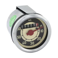 Speedometer 60 km/h, beige dial - JAWA 50 Pionýr, Stadion