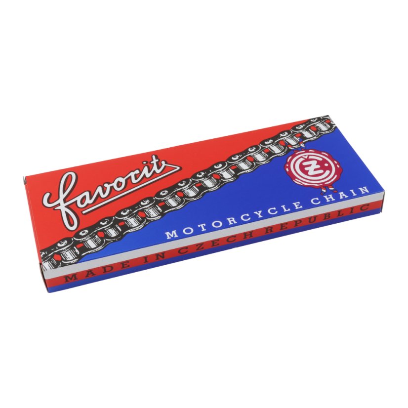 Chain, secondary 130 links 1/2 x 5/16, GOLD (CZ) - JAWA, ČZ, MZ
