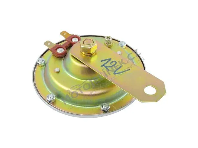 Horn 12V, CHROM, BLACK (original) - Pérák, ČZ 125/150
