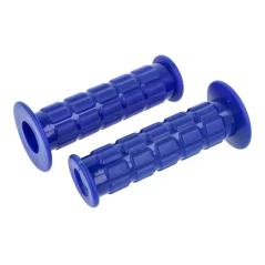 Handlebar grips (set), BLUE (MZA) - Simson