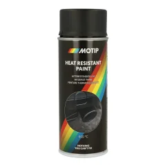 MOTIP - Heat Resistant Paint for Cylinders and Exhausts, BLACK (HEAT RESISTANT) 800 °C