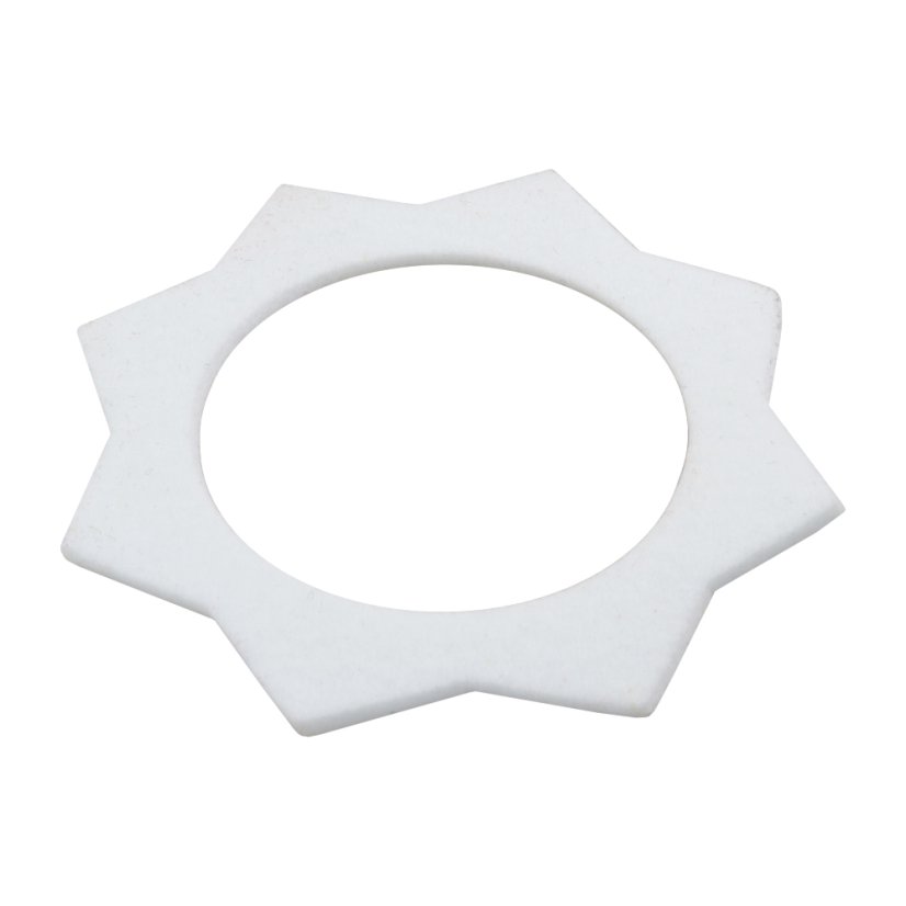 Needle felt of tank plug "STAR", WHITE