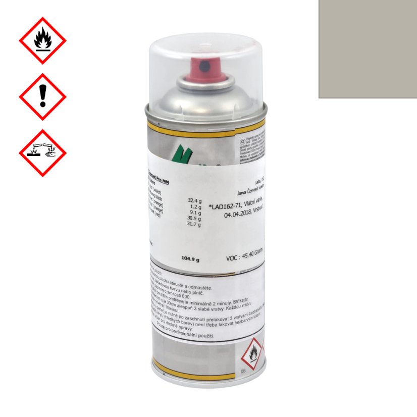 Motorradspray JAWA (1K) Seidengrau 400ml (DYNA)