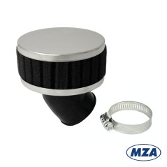 Vzduchový filtr (D30 / 45°), CHROMOVÝ VZHLED, TUNING (MZA) - Simson
