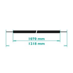 Bowden přední brzdy - Simson Enduro