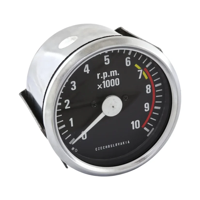 Drehzahlmesser 10.000 U/min, weißer Zeiger - JAWA 350 634/638/639/640, ČZ 487/488