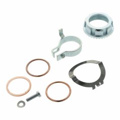 Exhaust header nut with locking plate 28 mm, set (MZA) - Simson