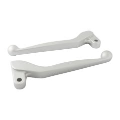 Levers of handlebar (L+R), SILVER MATT (MZA) - Simson