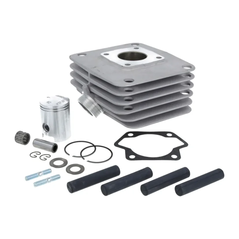 Sada válce s pístem MEGU - 50 ccm, Ø38 mm, 60 km/h, NPC povrchová úprava, M500, upravená vložka válce (MZA) - Simson S53, S83, SC-050, SD 50, SR50, TS050