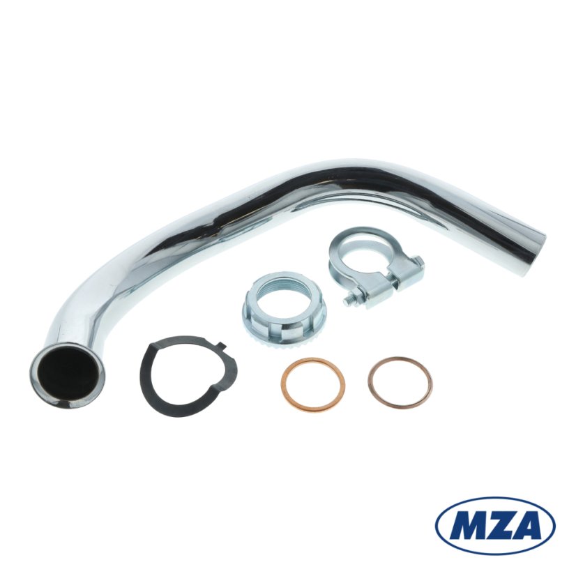 Auspuffkrümmer Ø28 mm (Satz), STANDARD - Simson S50, S51, S53, S70, S83 Electronic