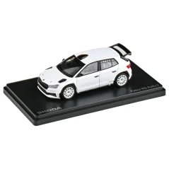 Model Škoda Fabia IV RS Rally2 (2022), asphalt wheels (1:43) - white