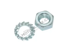 Matice M8x1 s podložkou brzdového klíče - JAWA, ČZ