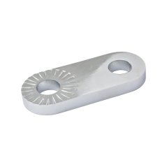 Držák přední stupačky rádlovaný, CHROM - JAWA, ČZ