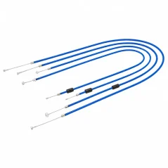 Set of cables, BLUE (4 pcs) for BVF (MZA) – Simson S51, S53, S70, S83 Enduro