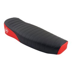Sedlo ČERNO-ČERVENÉ, komplet (MZA) - S50, S51, S70 Enduro