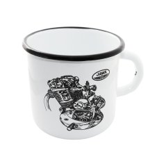 RETRO Blechbecher (400 ml) - Motor JAWA 500 OHC