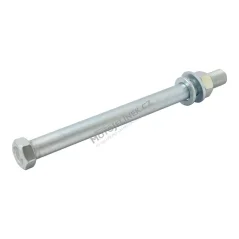 Osa kola s maticí (PŘEDNÍ), ZINEK (klíč 17mm) - JAWA 50 05,20-23