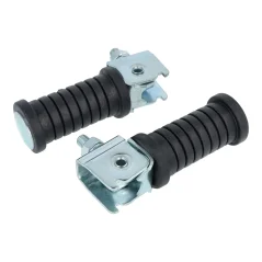 Zadní stupačky (sada), ČERNÉ (MZA) - MZ ETZ