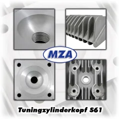 Tuningová hlava válce MT60 MEGU (LT60) Ø 42,00 mm (MZA) - Simson S51, SD 50, SR50, Sperber-BR,