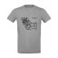 T-Shirt (M), grau - Motor Stadion