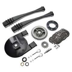 Chain kit 34T/15T, 110-link chain (MZA) - Simson S51, S53, S70, S83