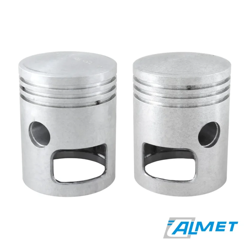 Kolben L+R (CZ / ALMET), Bolzen 16 – JAWA 350 634, 354, 360, Pérák 18