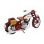 Model JAWA 350 Pérák with bags (1948) 1:18, RED
