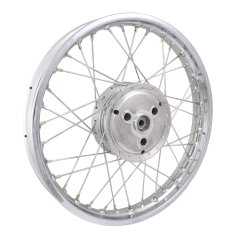 Kolo 16" (střed CZ / ráfek IND) CHROM výplet - JAWA 50 05,20-23
