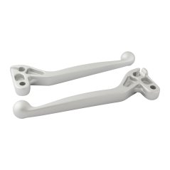 Lenkerhebel (L+R), SILBER MATT (MZA) - Simson
