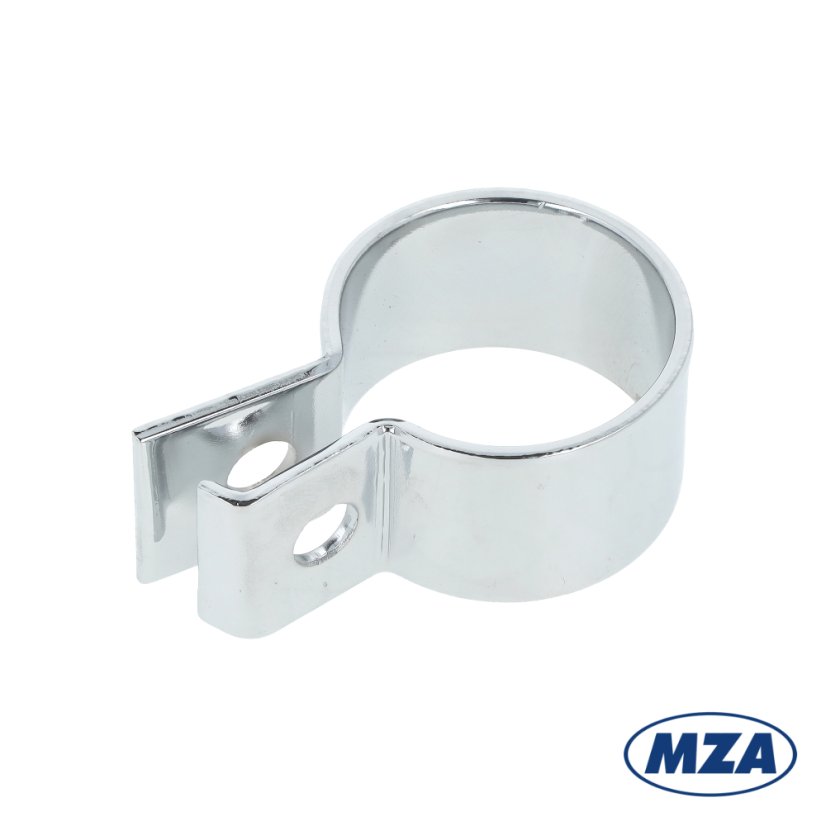 Objímka kolena výfuku 35mm, CHROM (MZA) - MZ 125/150 ETZ, TS, ES