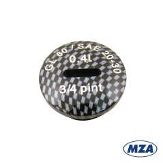 Zátka oleje ALU, KARBONOVÝ VZHLED (MZA) - Simson