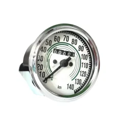Speedometer 140km/h, green (CZ) - JAWA Kývačka